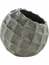 Кашпо Indoor pottery pot square design mint