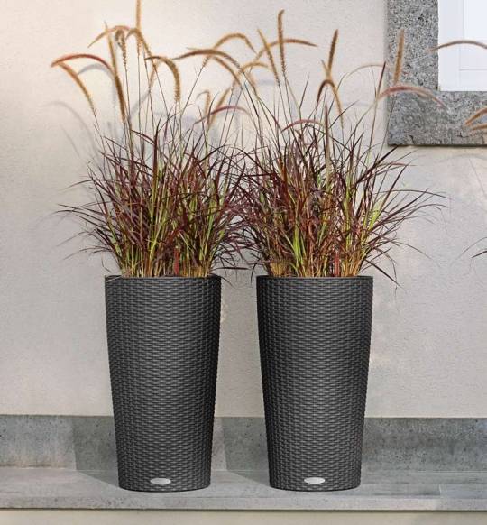 Кашпо Лечуза Цилиндро Коттадж (гранит)_5