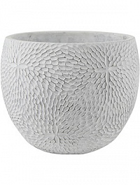 Кашпо Indoor pottery pot mick white
