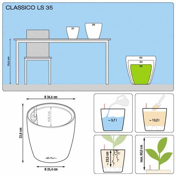 Кашпо Лечуза Классико ЛС (серо-коричневый)_4