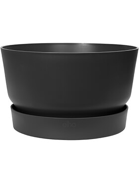 Кашпо Greenville living black bowl