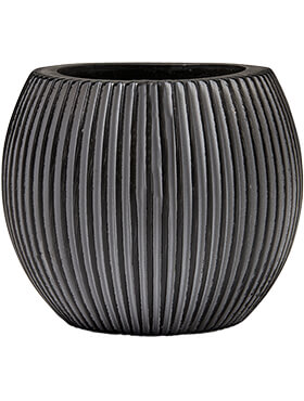 Кашпо Capi nature vase ball groove i black