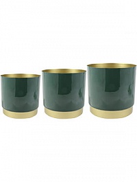 Кашпо Indoor pottery pot minou green (s3, per 2 шт.)