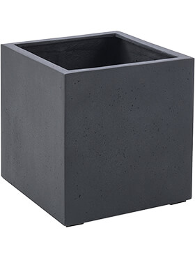 Кашпо Grigio cube lead-concrete