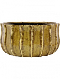 Кашпо Indoor pottery bowl manon ochre (per 2 шт.)