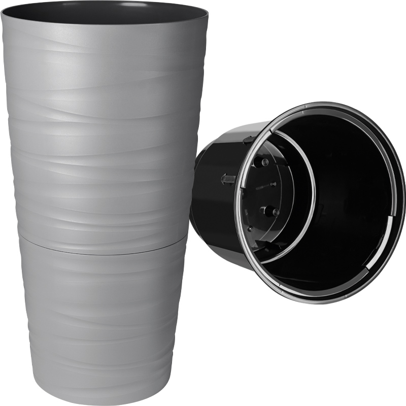 Кашпо Урбан высокое (серый)_1