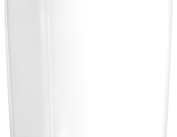 Кашпо Эффектори Глосс высокий дивайдер белый глянцевый лак_4