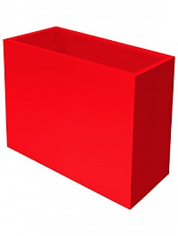 Кашпо Stiel trend topper on ring colour matt (waterproof) красное