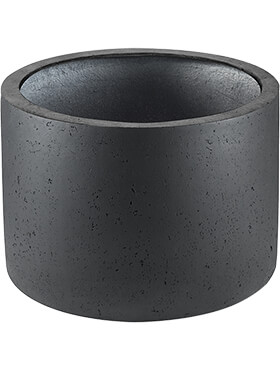 Кашпо Grigio cylinder anthracite-concrete