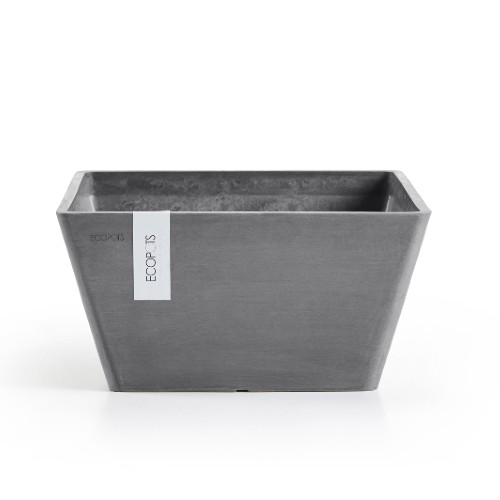 Кашпо Экопотс Берлин (3шт) серый на подставке_