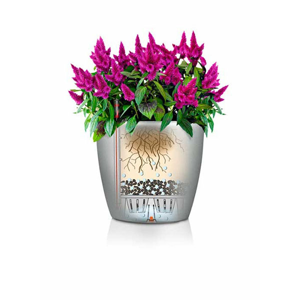 Кашпо Лечуза Классико Колор (светло-бежевое)_