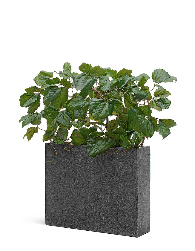 Кашпо Эффектори Стоун Высокий Дивайдер Темно-серый камень_3