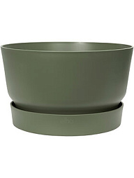 Кашпо Greenville leaf green bowl