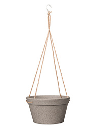 Подвесное кашпо Fibrics bamboo hanging basket grey (per 6 pcs.)