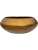 Кашпо Metallic silver leaf bowl ufo matt honey - Фото 1