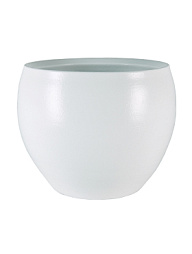 Кашпо Indoor pottery pot cresta pure white
