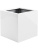 Кашпо Argento cube shiny white - Фото 1