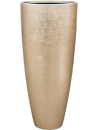 Кашпо Metallic silver leaf partner matt light champagne (с техническим горшком)