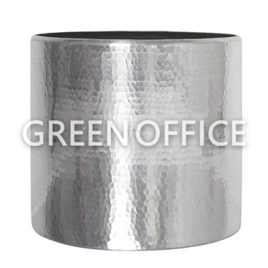 Кашпо Trend настольный колонна дизайн серебро - Фото 1