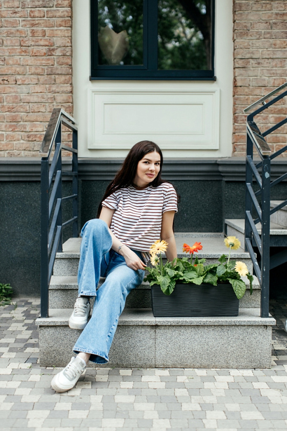 Кашпо Балкони ребристый (антрацит)_6