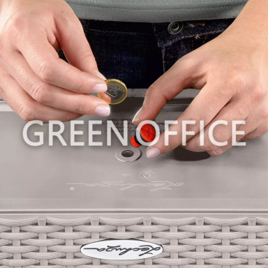 Кашпо Lechuza Bacino Cottage (коричневый) - Фото 6