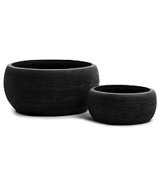 Кашпо Эрго Скрим полусфера антрацит