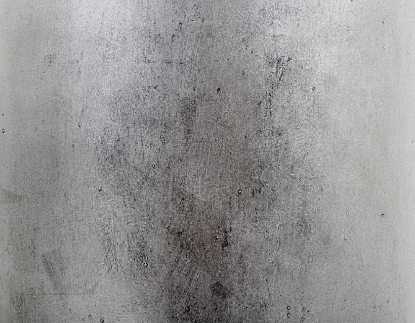 Кашпо Эффектори металл высокий гигант конус серебро_5