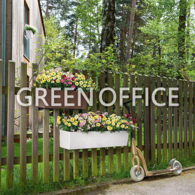 Кашпо Lechuza Balconera Color 100 (песочно-коричневый) - Фото 9