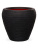 Кашпо Capi nature row nl vase tapering round black - Фото 1