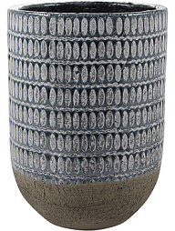 Кашпо Indoor pottery pot high elin denim (per 2 шт.)