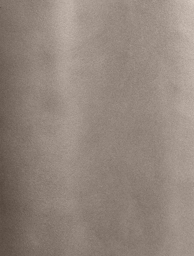 Кашпо Эффектори Металл высокий округлый конус лаковое темное серебро_5