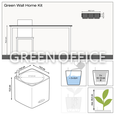 Green Wall Home Kit Color (белый) - Фото 6