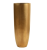 Кашпо EFFECTORY METALL высокий GIANT округлый конус сусальное золото - Фото 1