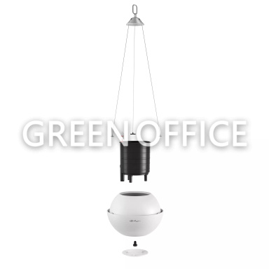 Кашпо Lechuza BOLA Color подвесное (серый) - Фото 2