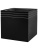 Кашпо Line-up cube matt black (with liner) - Фото 2