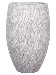 Кашпо Capi nature vase elegant deluxe stone i ivory