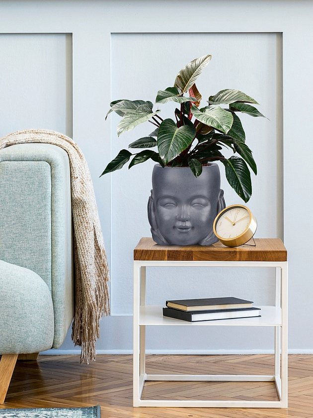 Кашпо Голова малыша-монаха (не слышу)_1