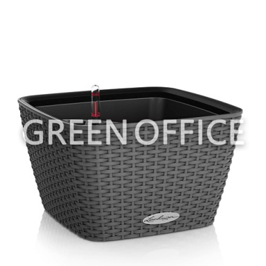 Кашпо Lechuza Bacino Cottage (гранит) - Фото 1