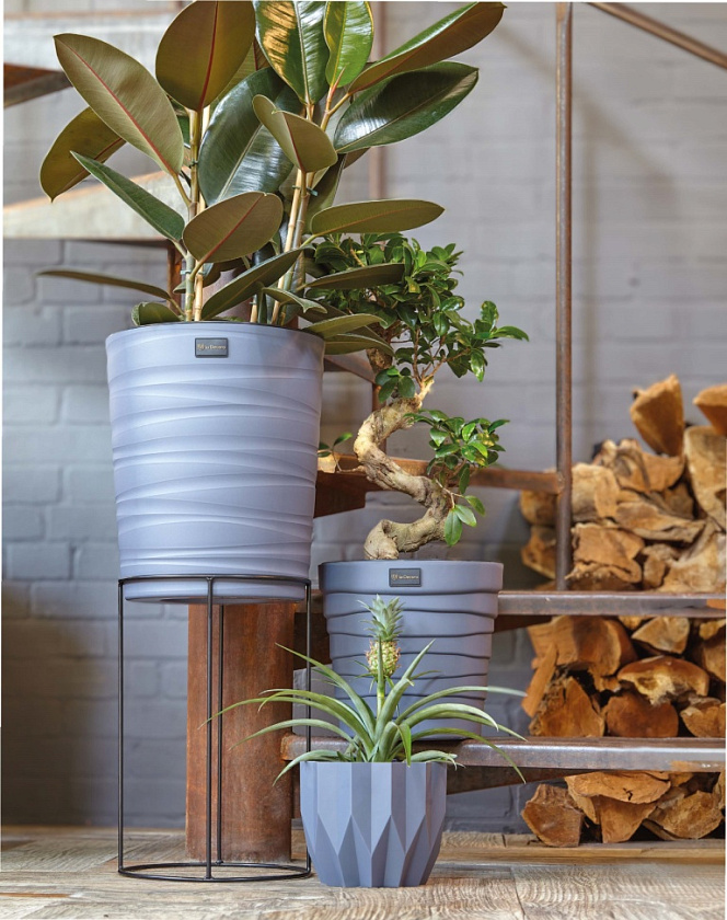 Кашпо Геометрия (Серый)_2