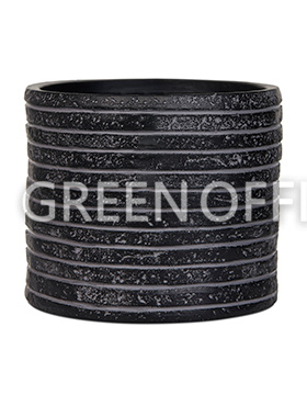 Кашпо Capi nature row vase cylinder ii black
