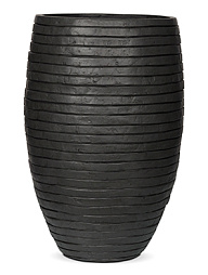 Кашпо Capi nature row vase elegant deluxe anthracite
