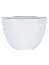 Кашпо Indoor pottery planter cresta pure white