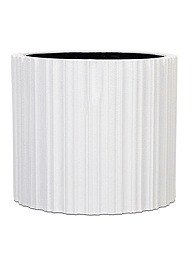 Кашпо Capi lux vase cylinder ii stripes white
