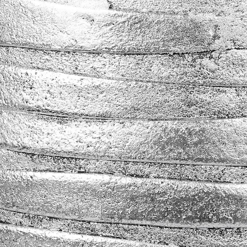 Кашпо Роу Круглое серебряное_5