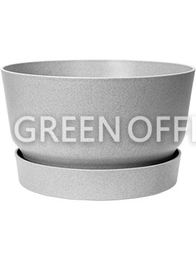 Кашпо Greenville living concrete bowl