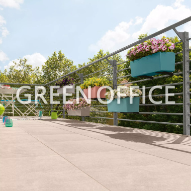 Кашпо Lechuza Balconera Color 100 (белый) - Фото 6