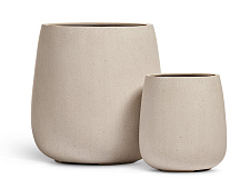 Кашпо Эффектори Бетон Дизайн -Чаша Белый песок