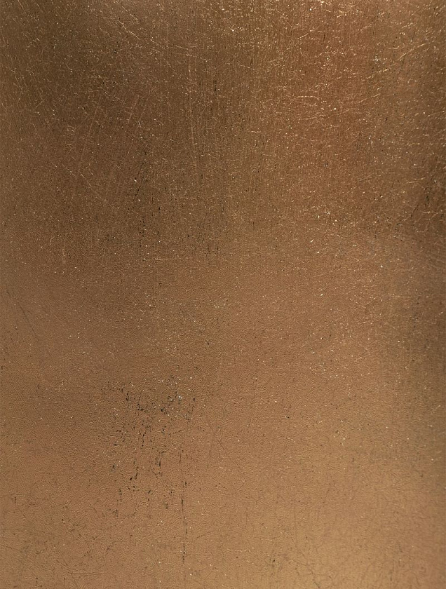 Кашпо Эффектори Металл высокий округлый конус темное матовое золото_6