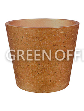 Кашпо Rough mini bucket metallic copper