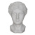 Кашпо Античная женская голова белое - Фото 1